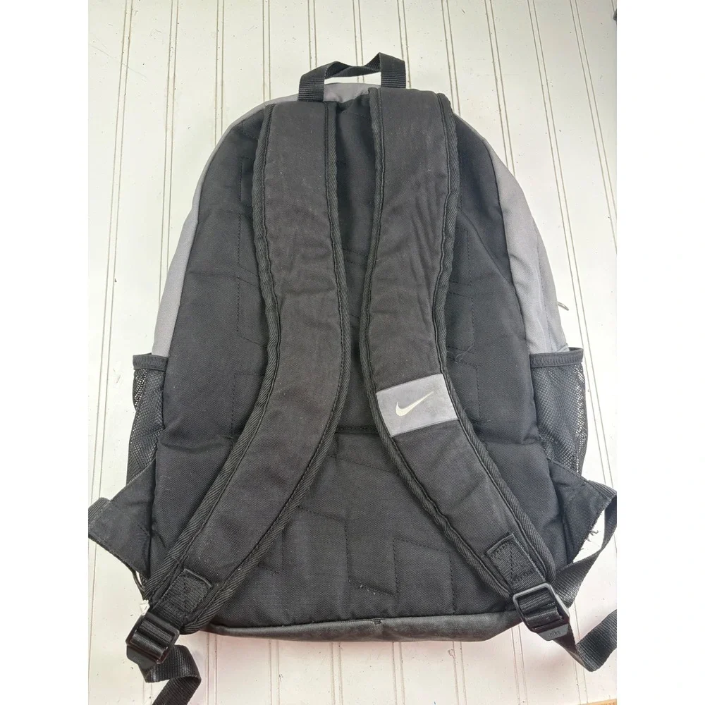 Nike Brasila Training Gray Black Swoosh Sport School Backpack Bag Unisex